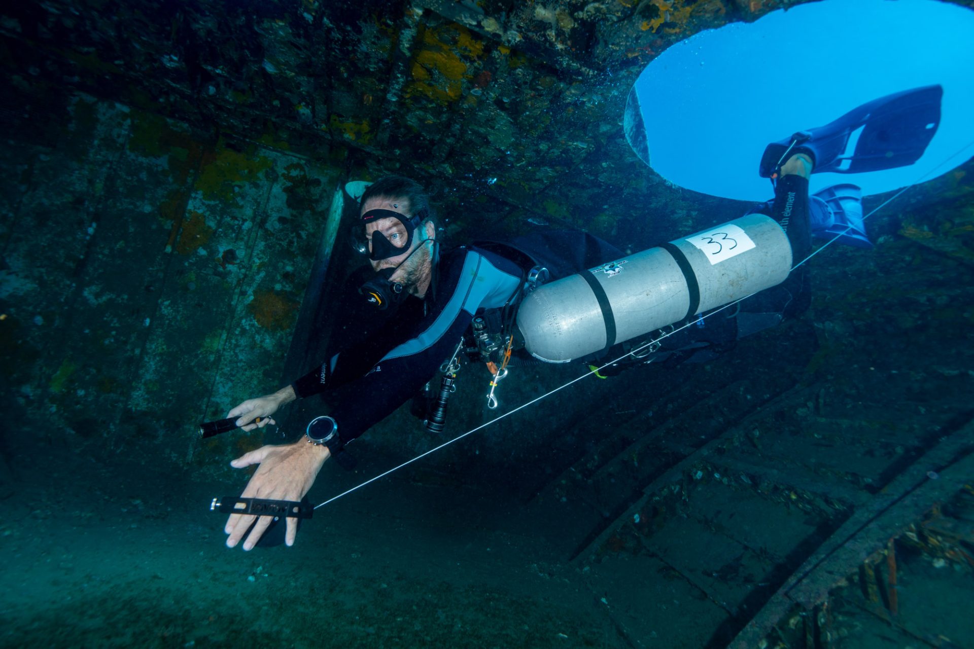 Advanced Wreck: The Advanced Wreck specialty takes wreck diving beyond the exterior — covering the planning, equipment, and techniques needed to safely penetrate wreck structures and explore the sections most divers never see.